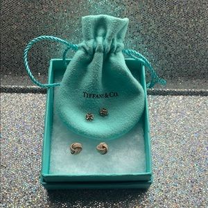 Tiffany & Co Silver Knot Earrings